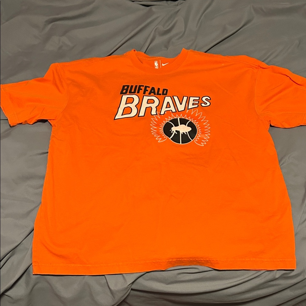 Nike men’s Orange Buffalo Braves Tee